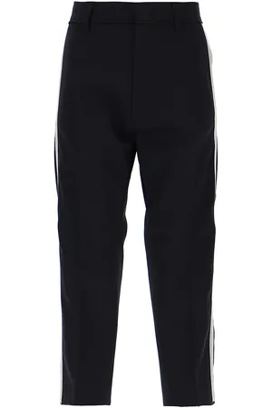 Dsquared2 Pantaloni cropped con bande sui fianchi