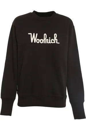 Woolrich Felpa con logo lettering ricamato