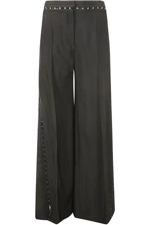 MUGLER Pantaloni palazzo in mistro