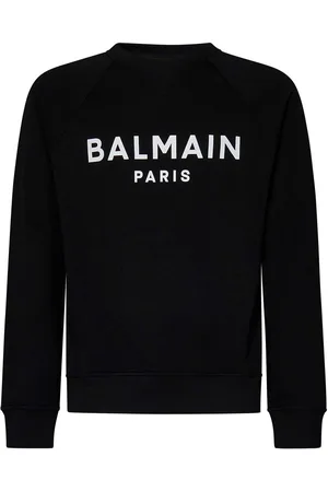 Balmain Felpa Girocollo Nera