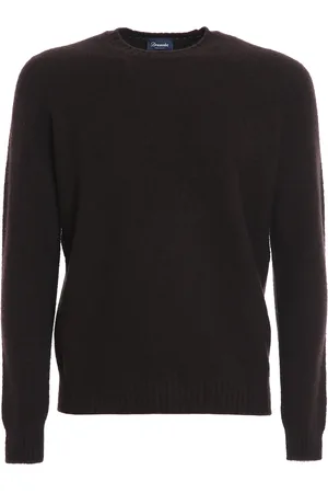 DRUMOHR Girocollo in lambswool garzato