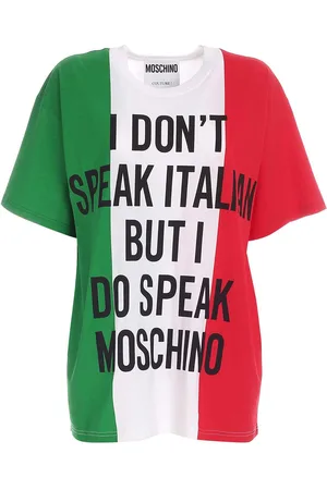 Moschino T-shirt over con stampa