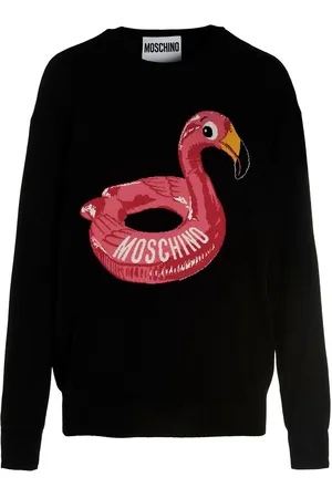 Moschino Maglia con logo jacquard