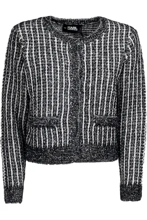 Karl Lagerfeld Cardigan in maglia bouclé
