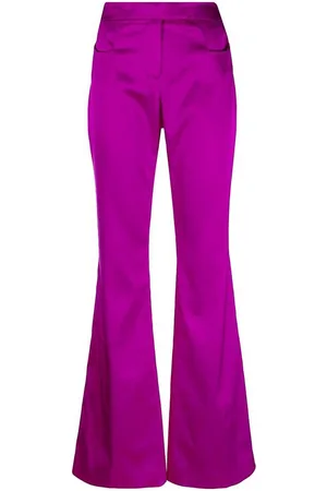 Tom Ford Pantaloni svasati orchidea