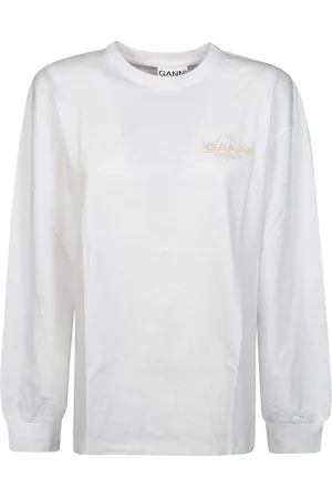 Ganni T-Shirt Manica Lunga