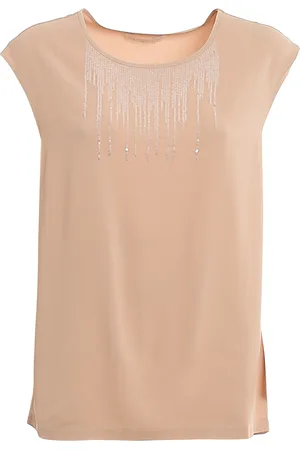 Fabiana Filippi Blusa in crêpe di misto seta