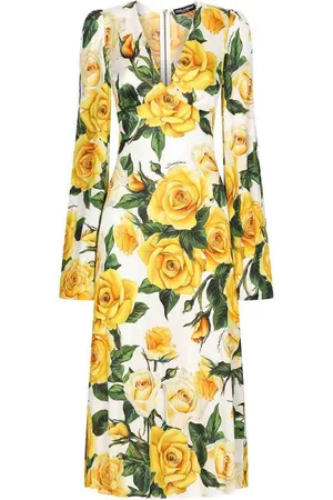 Dolce & Gabbana Vestito midi Fiorito.