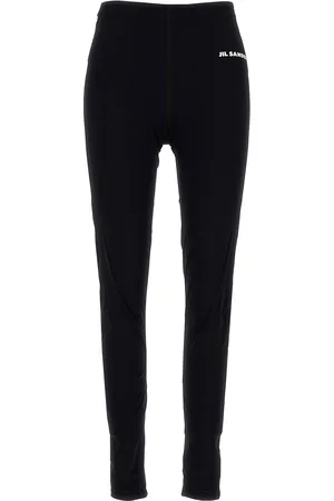 Jil Sander Leggings con logo ed elastico in vita
