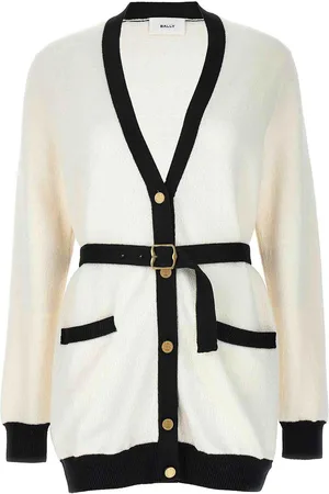Bally Cardigan con logo jacquard