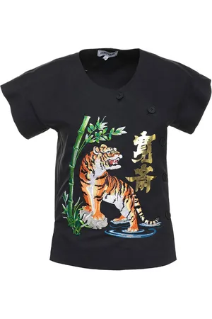 Kenzo Camicia kimono tigre
