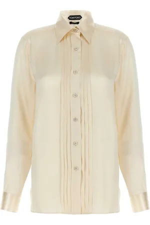 Tom Ford Camicia plastron pieghettata