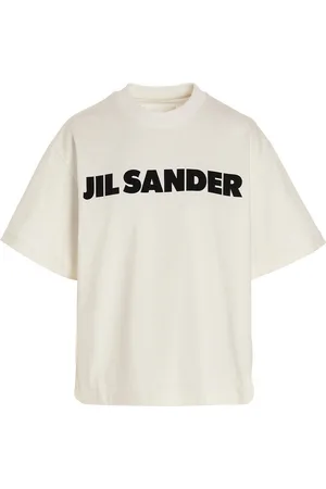 Jil Sander T-shirt girocollo con logo frontale