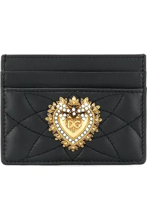 Dolce & Gabbana Portacarte Devotion in pelle matelassé