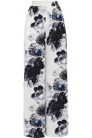 Alexander McQueen Pantaloni floreali