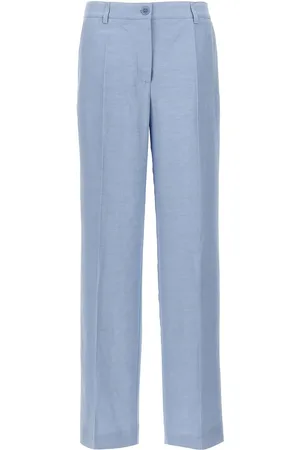P.A.R.O.S.H. P. A.R. O.S. H. Pantaloni in Viscosa Gamba Dritta Elegante