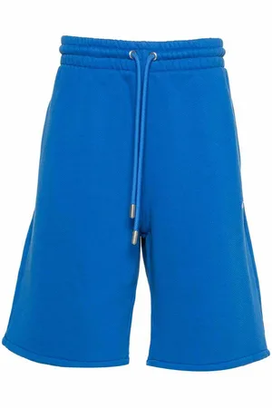 OFF-WHITE Shorts in cotone con freccia Bandana