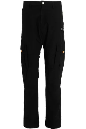 MARCELO BURLON Pantaloni Cross cargo con logo ricamato