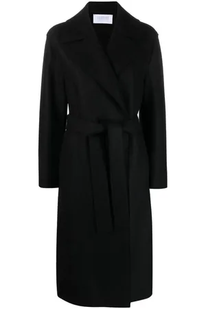 Harris Wharf London Cappotto lungo con cintura