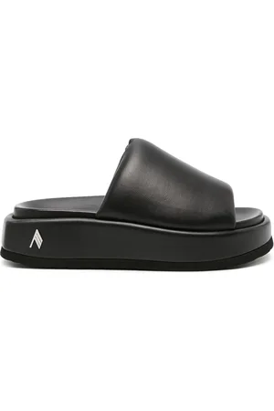 The Attico Sandali flatform Mia in pelle