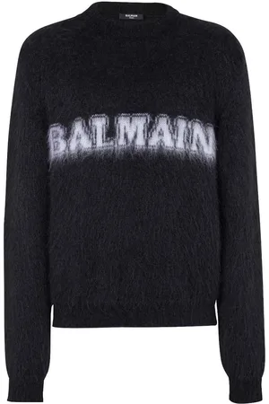 Balmain Girocollo con stampa logo