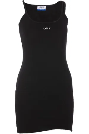 OFF-WHITE Miniabito con timbro spento