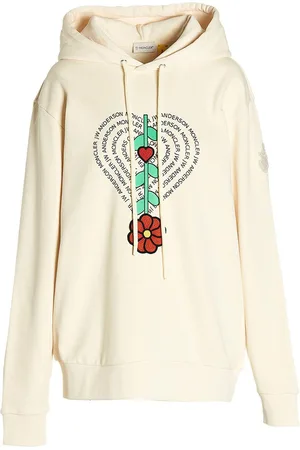 Moncler Felpa in cotone con cappuccio