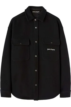 Palm Angels Sovracamicia con logo sul retro