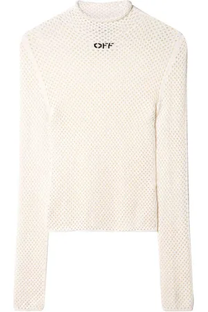 OFF-WHITE Top a maglia aperta