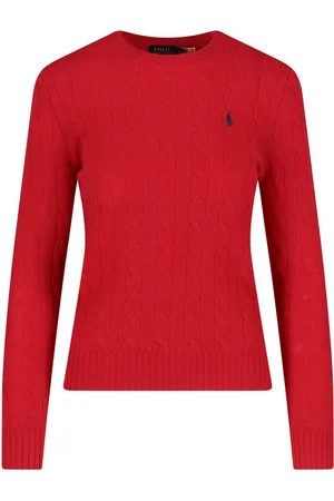 Ralph Lauren Maglione a trecce con logo