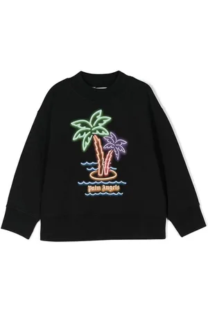 Palm Angels Girocollo in palma nera