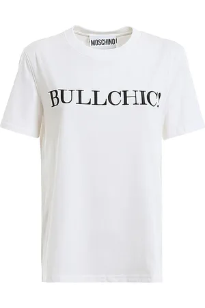 Moschino T-shirt in jersey con ricamo Bullchic