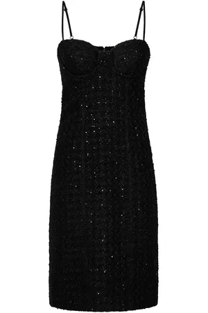 ROTATE Vestito longuette tubino Boucl
