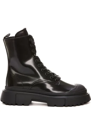 Hogan Stivaletti in pelle lucida H619