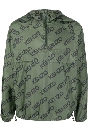 Kenzo Anorak con logo all over