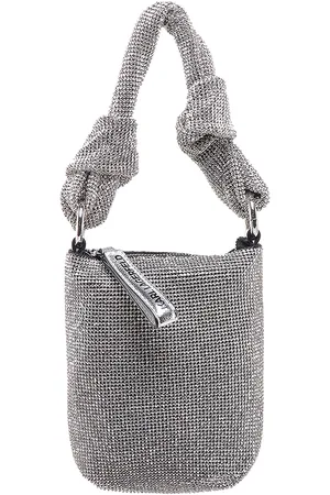 Karl Lagerfeld Borsa a mano con strass all over