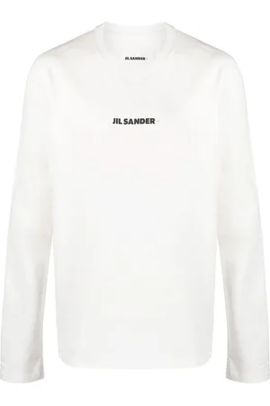 Jil Sander T-shirt con logo a maniche lunghe