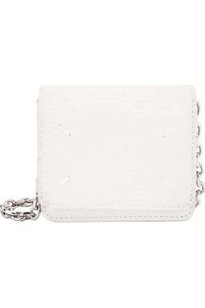Maison Margiela Portacarte in pelle con cuciture iconiche
