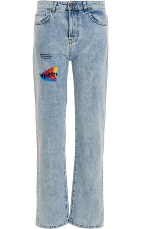 Msftsrep Jeans a gamba dritta con stampa a contrasto