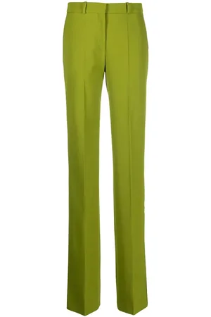 DEL CORE Pantaloni a gamba dritta con piega stirata
