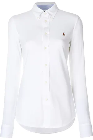 Ralph Lauren Camicia Oxford bianca b/d