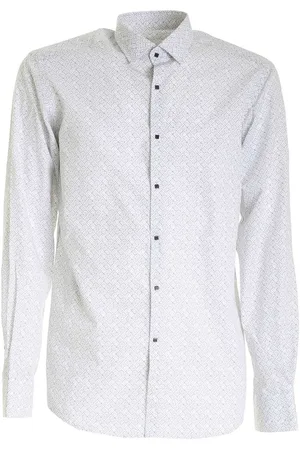 Karl Lagerfeld Camicia bianca con stampa logo