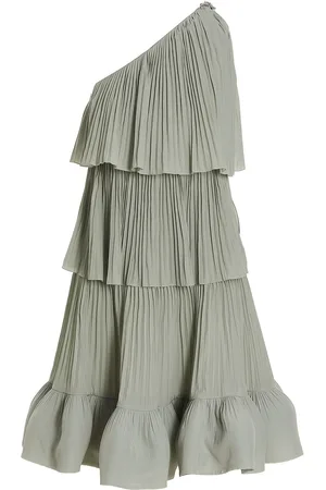 Lanvin Abito plissettato a balze