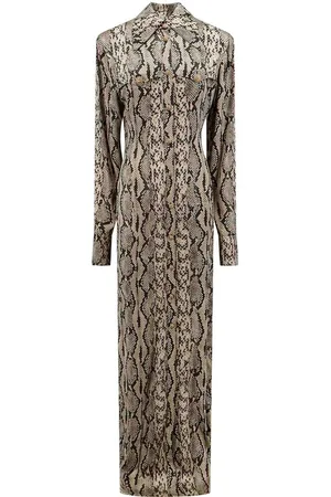 Balmain Abito Chemisier in Viscosa