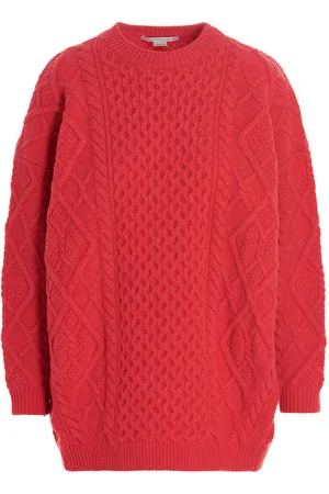 Stella McCartney Maglione con motivo a trecce