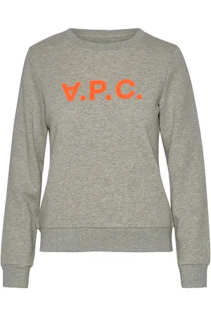 A.P.C. A. P.C. Felpa vpc in cotone grigia