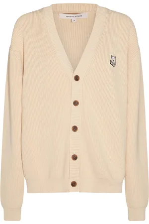Maison Kitsuné Pullover in cotone panna