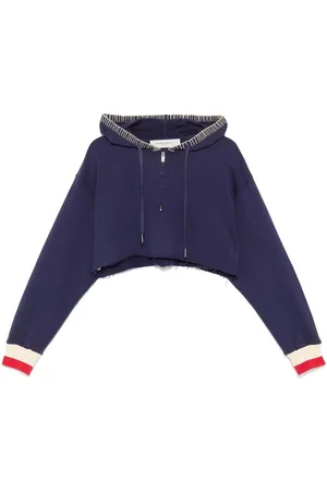 Golden Goose Felpa corta con mezza zip Journey