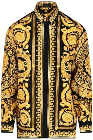VERSACE Camicia stampa Barocca