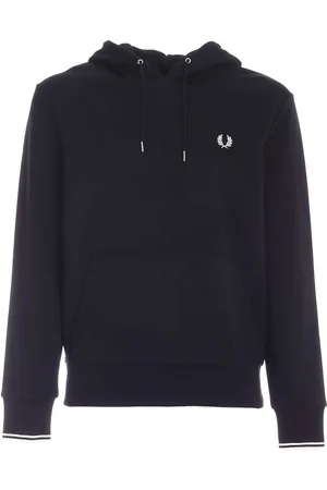 Fred Perry Felpa con cappuccio Tipped nera